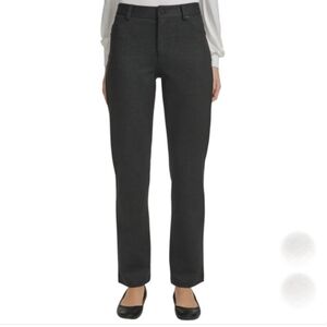 NWT DKNY Ladies' Straight Leg Ponte Pant Size XL Color Gray